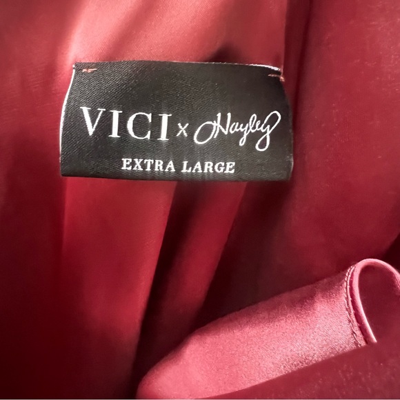 Vici X Hayley Mauve Pink Slip Dress - Picture 5 of 9